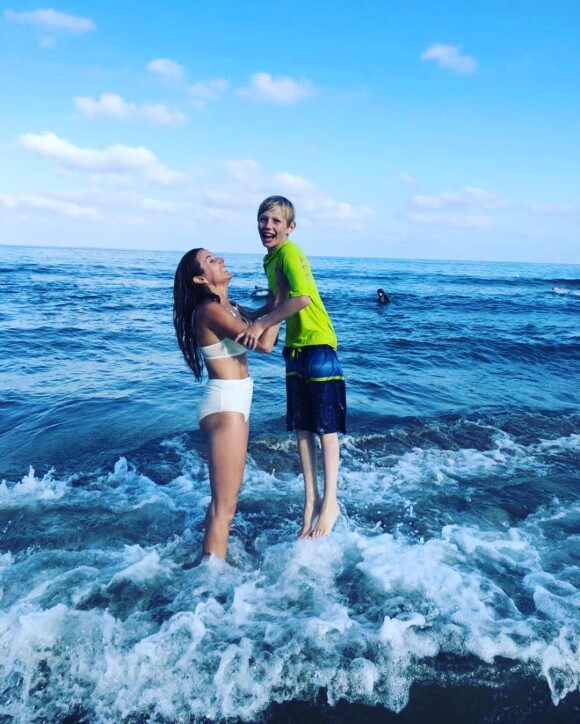 Tessy de Luxembourg (Tessy Antony) avec son fils Noah. Photo Instagram Tessy de Luxembourg, 1er mars 2019.