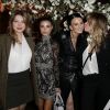 Héloïse Martin, Nathanya Sion (@nathanya.sonia, Les Anges 11), Sylvie Ortega Munos et Romane Serda au défilé 2019 Stevens Ishay Couture ReadyToNight à Paris, France, le 12 mars 2019. © Marc Ausset-Lacroix/Bestimage