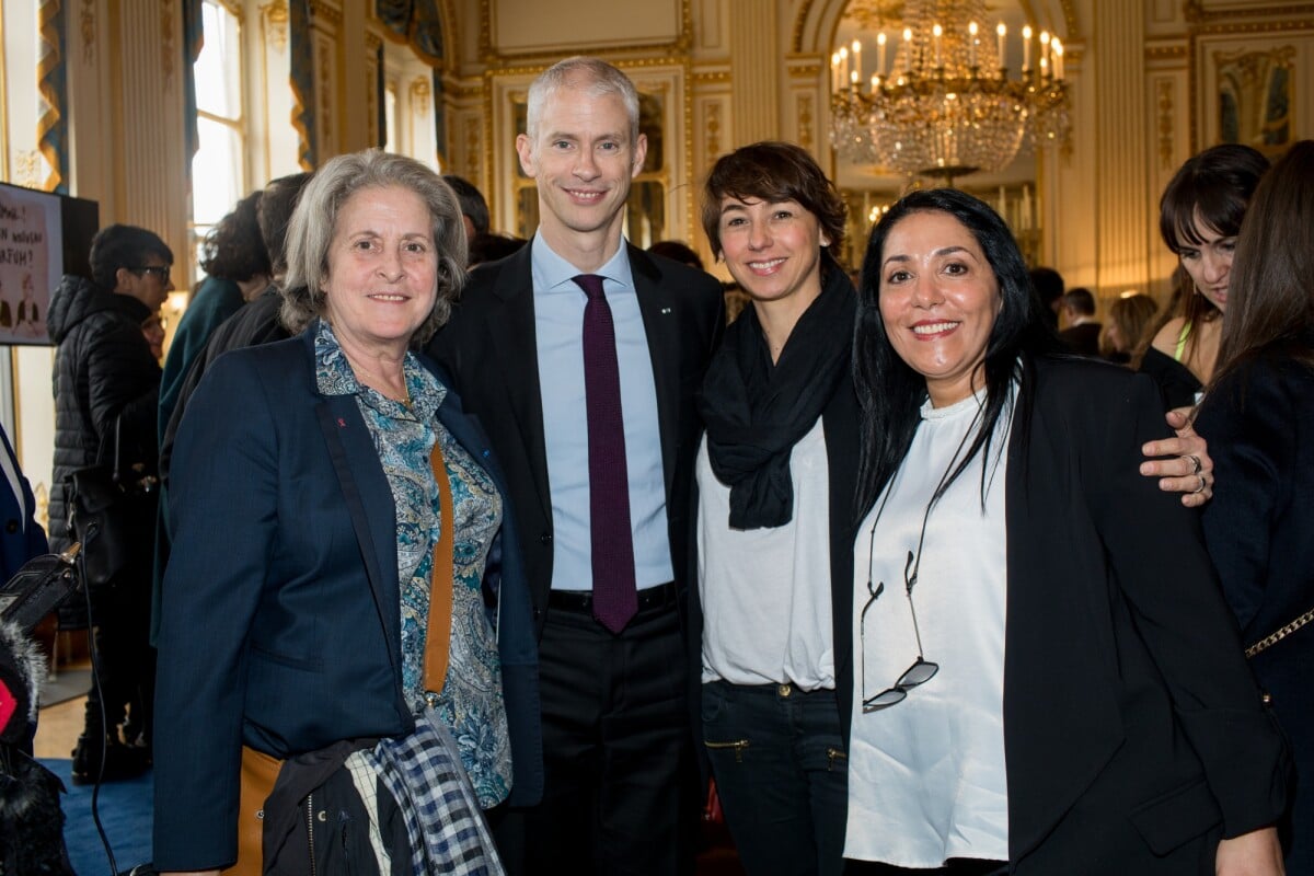 Photo : Franck Riester, Ministre De La Culture, Dominique De Souza ...