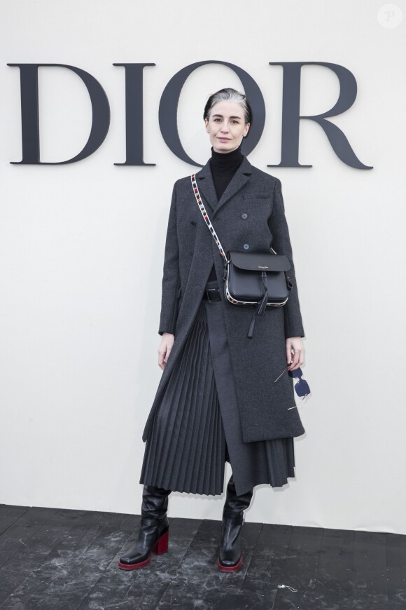 Erin O'Connor au défilé de mode "Christian Dior" printemps-été 2019 à Paris. Le 24 septembre 2018 © Olivier Borde / Bestimage
