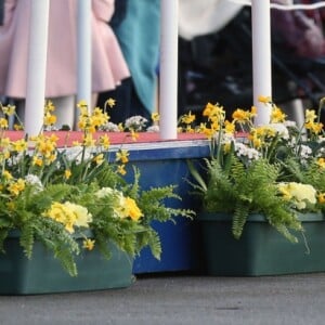 Le Prince William et Kate Middleton, duchesse de Cambridge, lors de la parade de la Saint Patrick dans le quartier de Hounslow à Londres le 17 mars 2019.