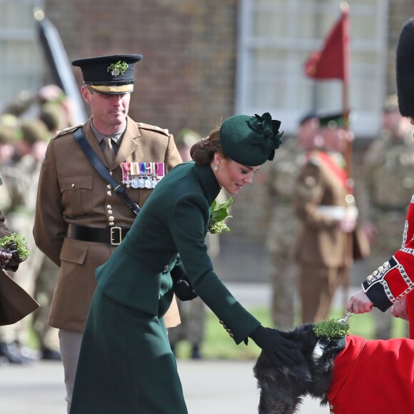 Le Prince William et Kate Middleton, duchesse de Cambridge, lors de la parade de la Saint Patrick dans le quartier de Hounslow à Londres le 17 mars 2019.