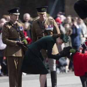 Le prince William, duc de Cambridge, Catherine Kate Middleto lors de la parade de la Saint Patrick dans le quartier de Hounslow à Londres le 17 mars 2019.