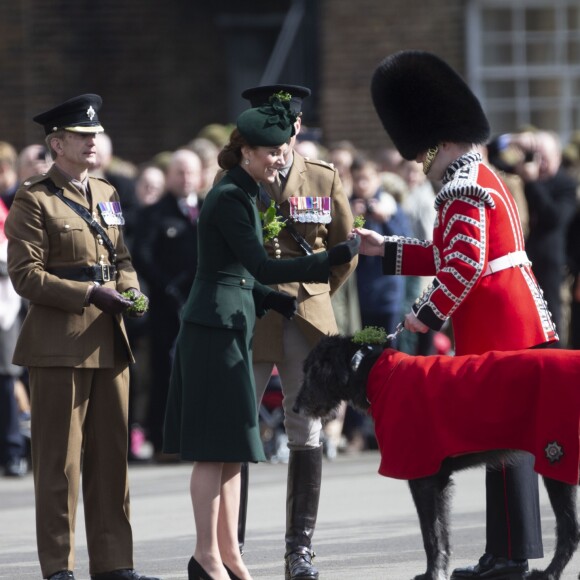 Le prince William, duc de Cambridge, Catherine Kate Middleto lors de la parade de la Saint Patrick dans le quartier de Hounslow à Londres le 17 mars 2019.