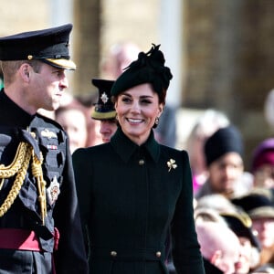 Le prince William, duc de Cambridge, Catherine Kate Middleto lors de la parade de la Saint Patrick dans le quartier de Hounslow à Londres le 17 mars 2019.