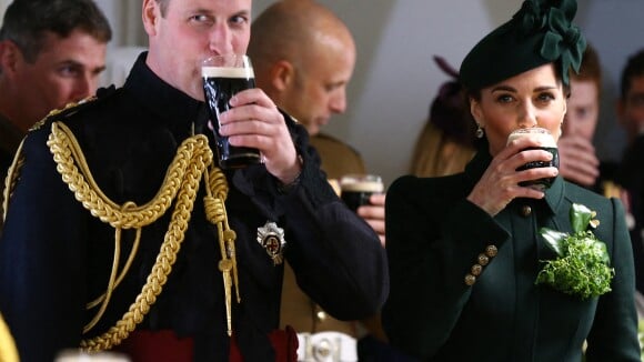 Kate Middleton et le prince William trinquent à la bière pour la Saint-Patrick