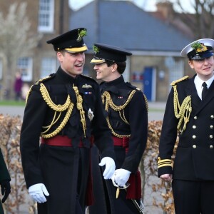 Le prince William, duc de Cambridge et Kate Middleton lors de la parade de la Saint Patrick dans le quartier de Hounslow à Londres le 17 mars 2019.