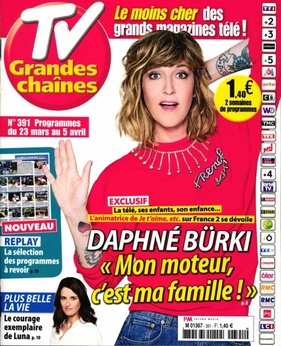 Magazine "TV Grandes Chaînes", en kiosques lundi 18 mars 2019.