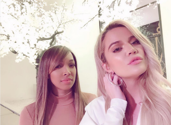 Khloe Kardashian et son amie, Malika Haqq, le 30 novembre 2018 sur Instagram.