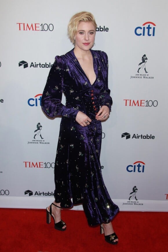 Greta Gerwig à la soirée 2018 Time 100 Gala au Frederick P. Rose Hall à New York, le 24 avril 2018