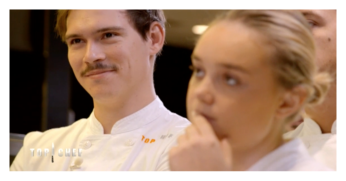 Damien, Alexia Top Chef 2019 sur M6, le 27 mars 2019. Purepeople
