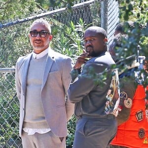 Kanye West - Les célébrités ont assisté à la messe dominicale en musique de Kanye West à Los Angeles. Le 24 mars 2019.