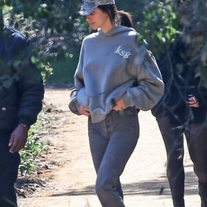 Kendall Jenner - Les célébrités ont assisté à la messe dominicale en musique de Kanye West à Los Angeles. Le 24 mars 2019.