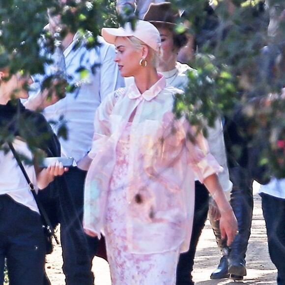 Katy Perry et Orlando Bloom - Les célébrités ont assisté à la messe dominicale en musique de Kanye West à Los Angeles. Le 24 mars 2019.