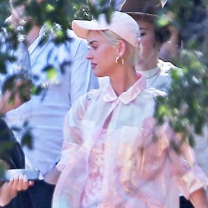 Katy Perry et Orlando Bloom - Les célébrités ont assisté à la messe dominicale en musique de Kanye West à Los Angeles. Le 24 mars 2019.