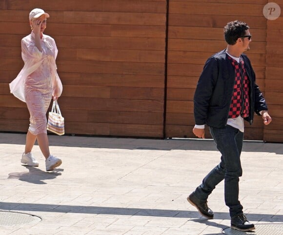 Katy Perry et Orlando Bloom quittent le restaurant Nobu à Malibu. Le 24 mars 2019.