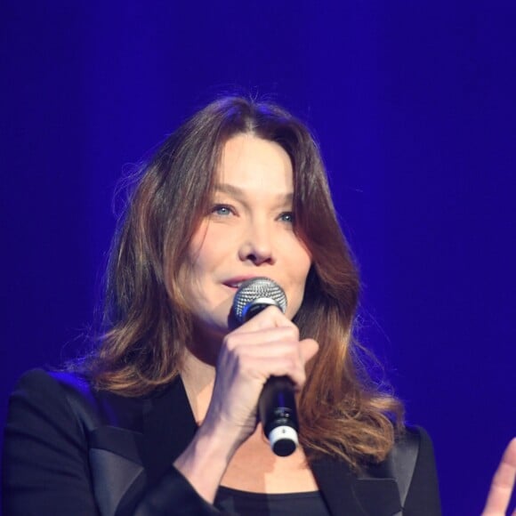 Carla Bruni-Sarkozy - 14ème Gala de la Fondation pour la recherche sur Alzheimer à l' Olympia à Paris le 18 mars 2019. © Coadic Guirec/Bestimage