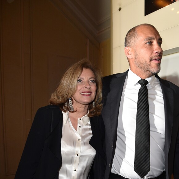 Valérie Trierweiler et Romain Magellan - Gala d'Enfance Majuscule donné au profit de l'enfance maltraitée à la salle Gaveau à Paris, le 25 mars 2019. © Giancarlo Gorassini/Bestimage