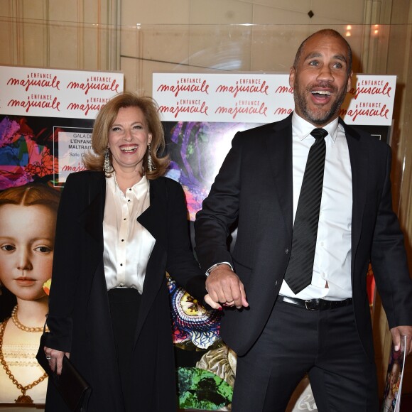 Valérie Trierweiler et Romain Magellan - Gala d'Enfance Majuscule donné au profit de l'enfance maltraitée à la salle Gaveau à Paris, le 25 mars 2019. © Giancarlo Gorassini/Bestimage