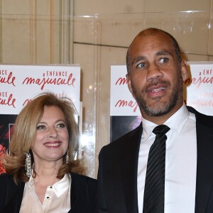 Valérie Trierweiler et Romain Magellan - Gala d'Enfance Majuscule donné au profit de l'enfance maltraitée à la salle Gaveau à Paris, le 25 mars 2019. © Giancarlo Gorassini/Bestimage