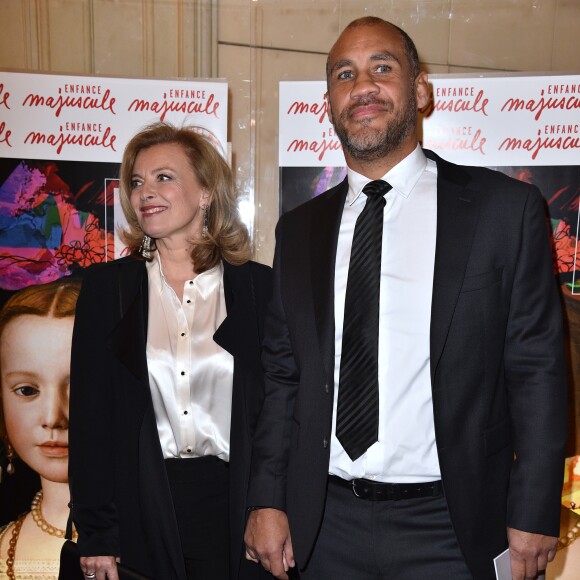 Valérie Trierweiler et Romain Magellan - Gala d'Enfance Majuscule donné au profit de l'enfance maltraitée à la salle Gaveau à Paris, le 25 mars 2019. © Giancarlo Gorassini/Bestimage