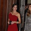 La première dame d'Argentine Juliana Awada et la reine Letizia d'Espagne lors d'une réception en l'honneur du président argentin à l'hôtel Four Seasons de Buenos Aires, Argentine le 26 mars 2019.