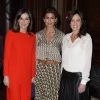 La reine Letizia d'Espagne et la première dame argentine Juliana Awada lors d'une réunion avec l'Alliance ibéro-américaine pour les maladies rares à Buenos Aires. Le 26 mars 2019.