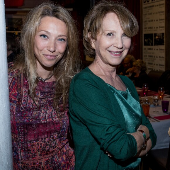 Semi-Exclusif - No Web - Laura Smet et sa mère Nathalie Baye - Soirée en l'honneur de Nathalie Baye, organisée par Louis Michel Colla, à La Chope des Puces, restaurant mythique de Marcel Campion à Saint-Ouen. Le 30 avril 2018 © Cyril Moreau / Bestimage