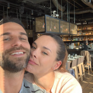 Marine Lorphelin et Christophe amoureux au japon, le 27 mars 2019.