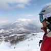 Marine Lorphelin au ski au Japon, le 25 mars 2019.