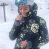 Marine Lorphelin au ski au japon le 26 mars 2019.