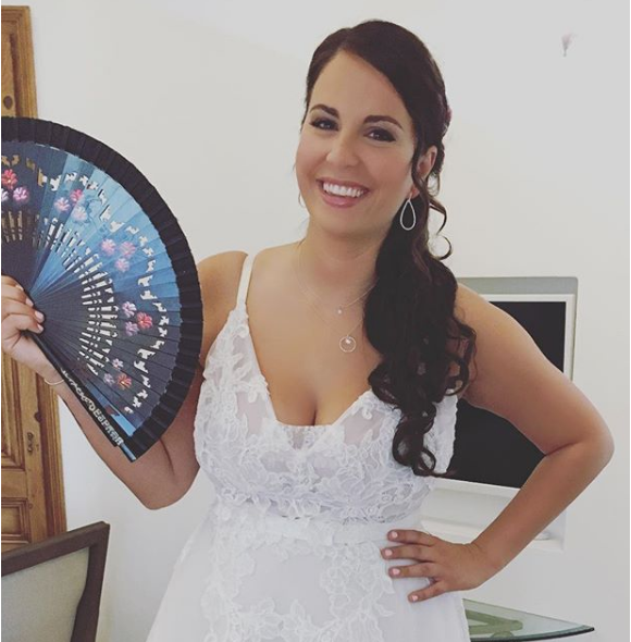Marlène de "Mariés au premier regard 3" en robe de mariée - Instagram, 25 janvier 2019