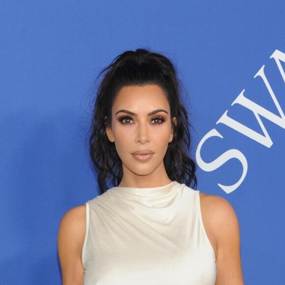 Kim Kardashian West au photocall de la soirée CFDA Fashion Awards au musée de Brooklyn à New York City, New York, Etats-Unis, le 4 juin 2018.