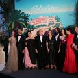 Pierre Casiraghi et sa femme Beatrice Borromeo, la princesse Caroline de Hanovre, le prince Albert II de Monaco, Carole Bouquet, Charlotte Casiraghi et son compagnon Dimitri Rassam, Andrea Casiraghi et sa femme Tatiana Santo Domingo, la princesse Alexandra de Hanovre - 65ème édition du Bal de la Rose donné au profit de la Fondation Princesse Grace sur le thème de la Riviera, une idée de K. Lagerfeld, à la Salle des Etoiles du Sporting Monte-Carlo à Monaco, le 30 mars 2019. © Jean-Charles Vinaj / Pool Monaco / Bestimage  People attend the Rose Ball 2019 to benefit the Princess Grace Foundation on March 30th, 2019 at the Sporting Monte-Carlo – Salle des Etoiles in Monaco. The theme of this year event will be the one chosen by the legendary designer K. Lagerfeld, it is "The Riviera".30/03/2019 - Monaco