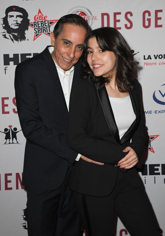Bruno Lopez avec sa fille Paloma Lopez - Avant-première du film "Des gens bien" au cinéma Gaumont-Opéra à Paris le 2 avril 2019. © Coadic Guirec/Bestimage