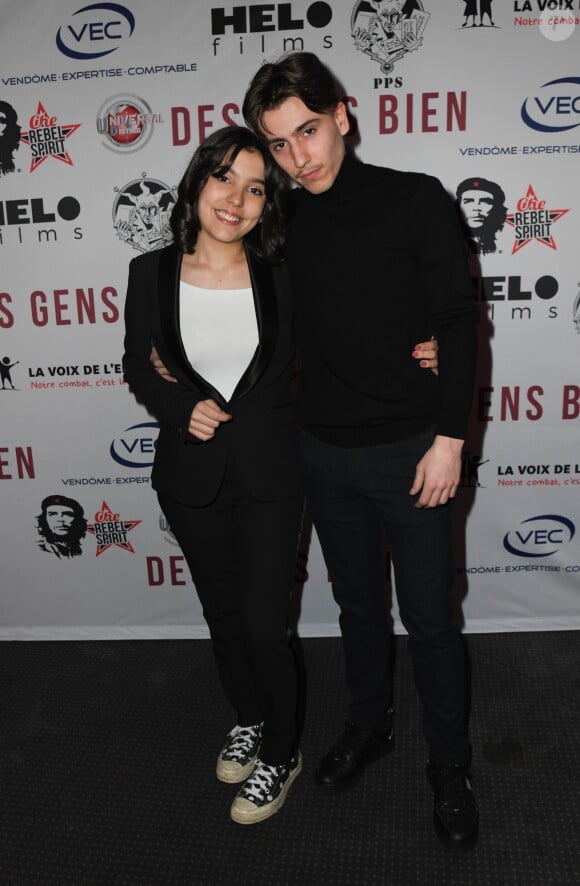 Paloma Lopez et son frère Marius Lopez - Avant-première du film "Des gens bien" au cinéma Gaumont-Opéra à Paris le 2 avril 2019. © Coadic Guirec/Bestimage