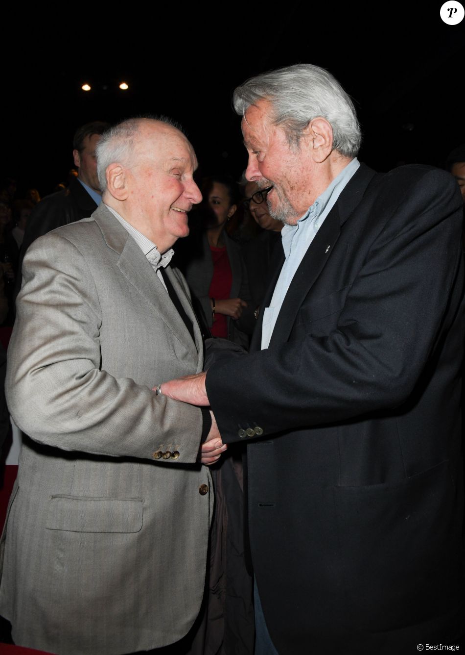 Film Avec Michel Bouquet Et Alain Delon Michel Bouquet et Alain Delon - Avant-première du film Des gens bien au
