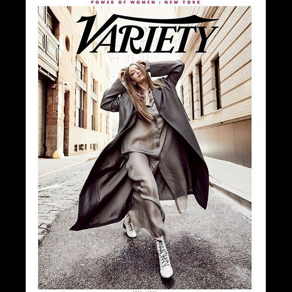 Gigi Hadid en couverture du magazine Variety.