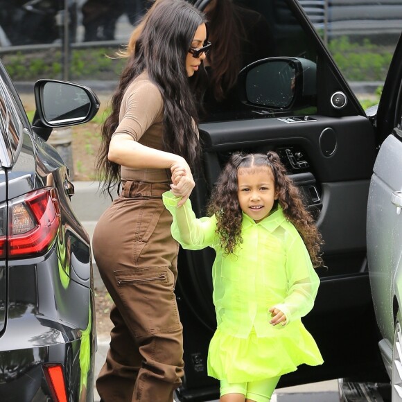 Exclusif - Les Kardashians arrivent en famille à la messe dominicale à Calabasas. Le 3 mars 2019