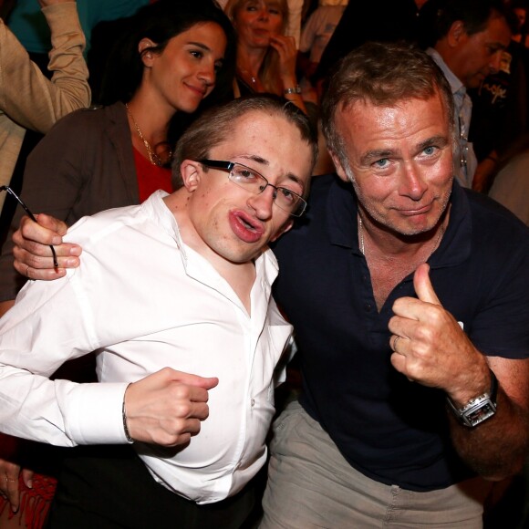 Guillaume Bats et Franck Dubosc à Ramatuelle en 2012.