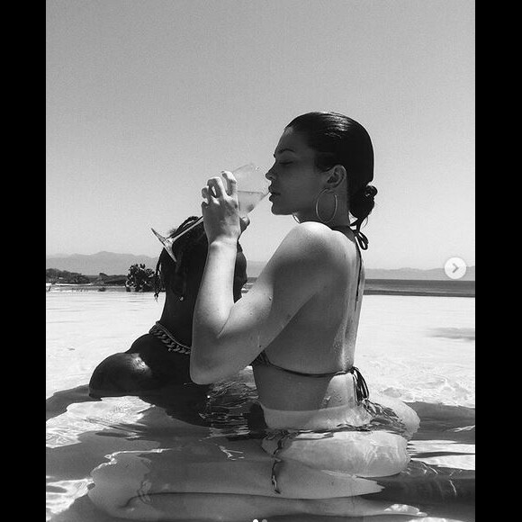Kylie Jenner et Travis Scott en vacances à Punta Mita. Avril 2019.