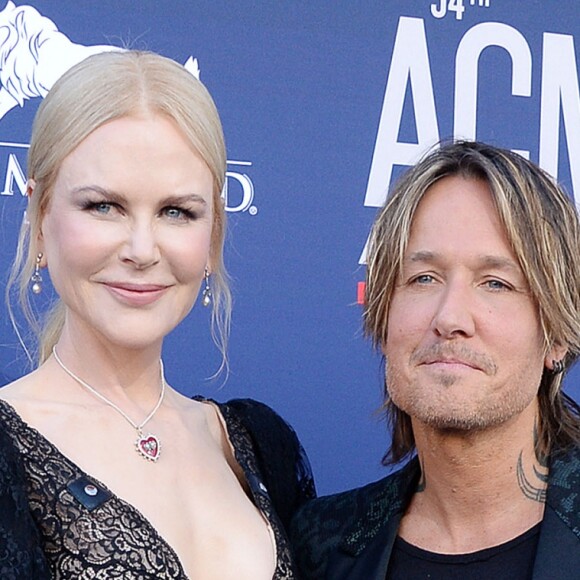 Nicole Kidman et son mari Keith Urban lors de la 54ème cérémonie des Academy of Country Music Awards au MGM Grand Hotel & Casino à Las Vegas, Nevada, Etats-Unis, le 7 avril 2019.