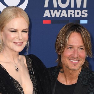 Nicole Kidman et son mari Keith Urban lors de la 54ème cérémonie des Academy of Country Music Awards au MGM Grand Hotel & Casino à Las Vegas, Nevada, Etats-Unis, le 7 avril 2019.