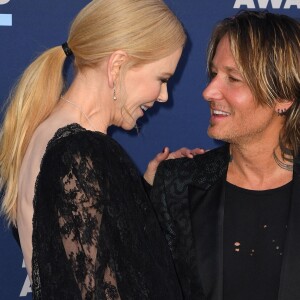 Nicole Kidman et son mari Keith Urban lors de la 54ème cérémonie des Academy of Country Music Awards au MGM Grand Hotel & Casino à Las Vegas, Nevada, Etats-Unis, le 7 avril 2019.