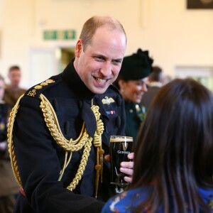 Le prince William, duc de Cambridge, lors de la parade de Saint-Patrick dans le quartier de Hounslow à Londres. Le 17 mars 2019.