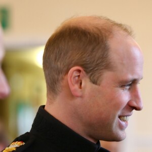 Le prince William, duc de Cambridge, lors de la parade de Saint-Patrick dans le quartier de Hounslow à Londres. Le 17 mars 2019.