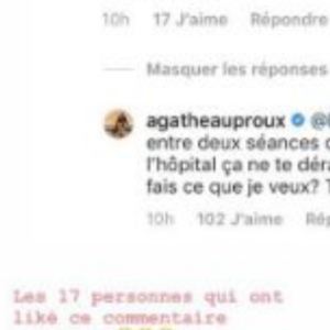 Agathe Auproux dézingue ses haters, avril 2019