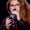 Camille dans "The Voice  8" sur TF1, le 13 avril 2019.