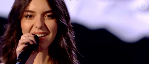 Laure dans "The Voice 8" le 13 avril 2019 sur TF1.