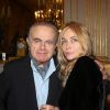 Guy Béart et sa fille Emmanuelle Béart à Paris en 2012